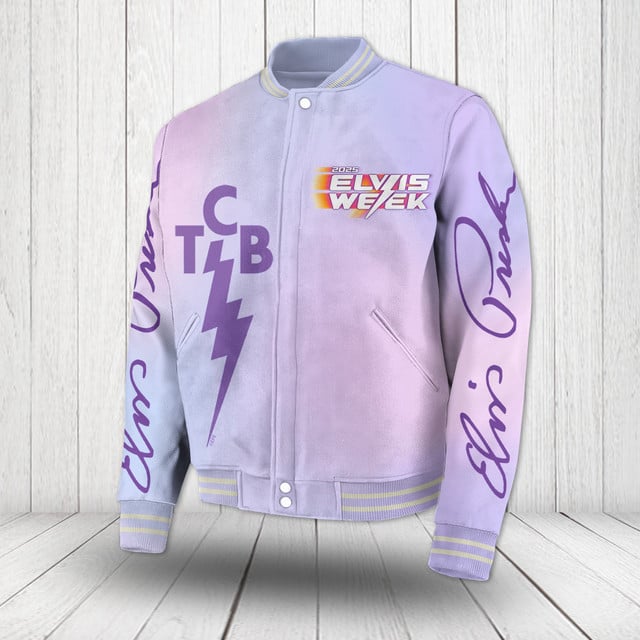 Elvis Presley Elvis Week 2025 Baseball Jacket Elvis Presley Elvis Week 2025 Baseball Jacket