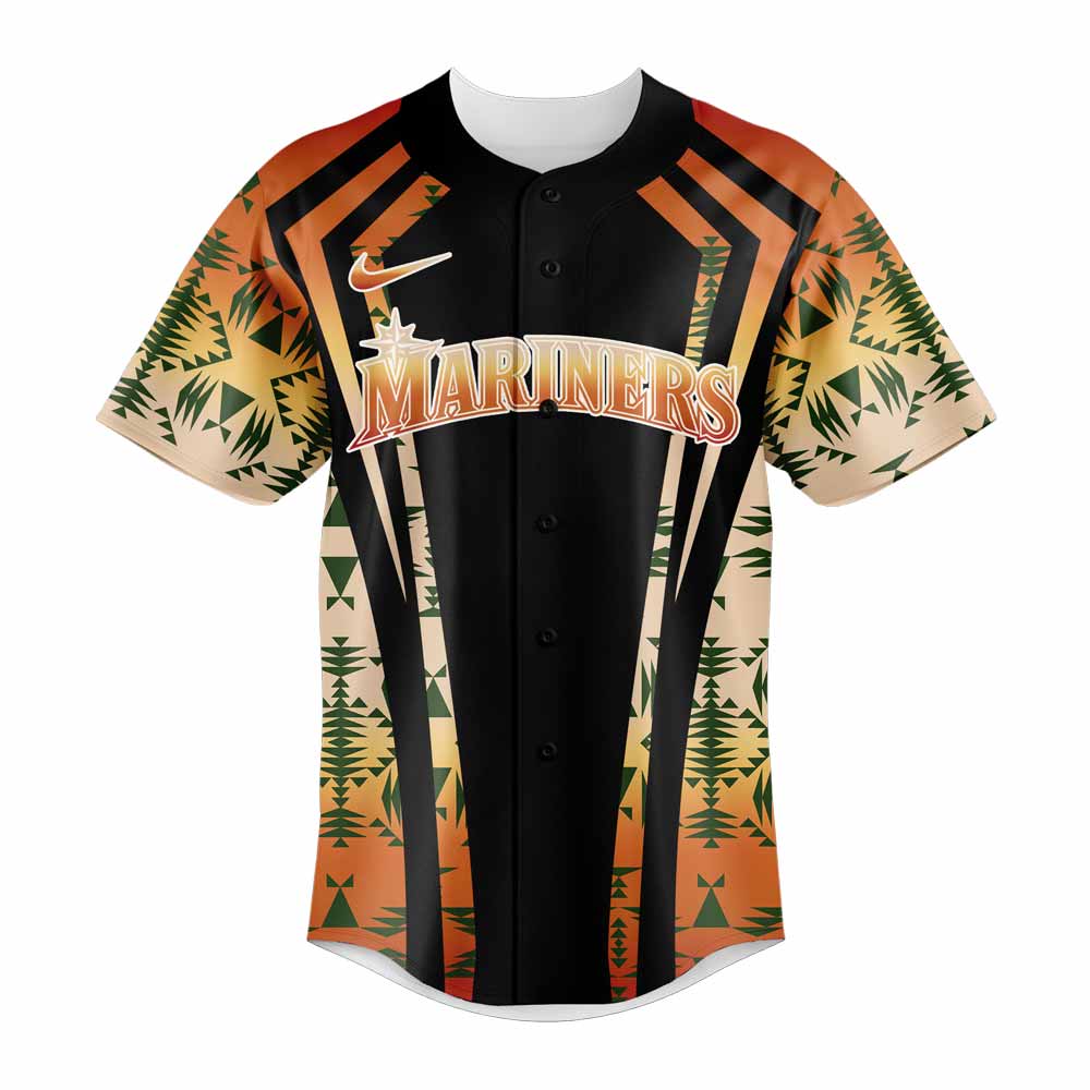 Seattle Mariners Native American Heritage Special Baseball Jersey Seattle Mariners Native American Heritage Special Baseball Jersey