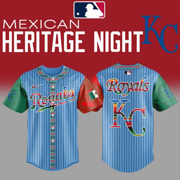 Kansas City Royals Mexican Heritage Night Striped Jersey