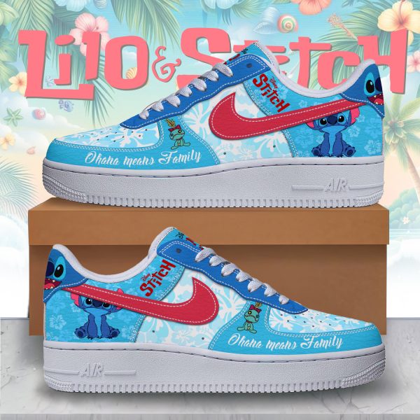 Lilo And Stitch "Ohana means Family" Special Air Force 1 Sneaker