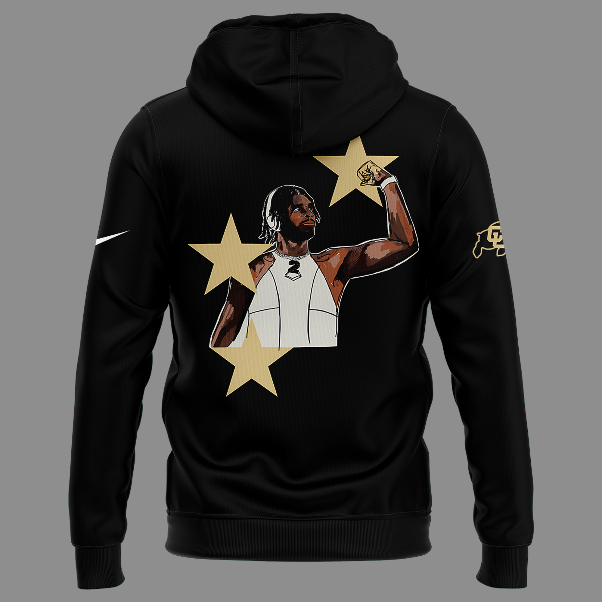 Colorado Buffaloes X Shedeur Sanders 2025 Black Hoodie Colorado Buffaloes X Shedeur Sanders 2025 Black Hoodie