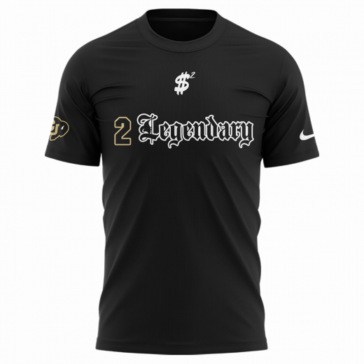 Colorado Buffaloes X Shedeur Sanders 2025 Black Shirt