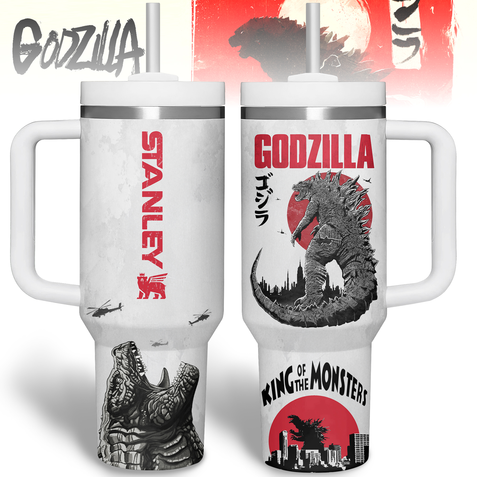 Godzilla King Of The Monsters Special 40oz Stanley Tumbler Godzilla King Of The Monsters Special 40oz Stanley Tumbler