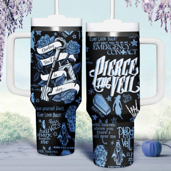 Pierce The Veil Stanley Tumbler Navy