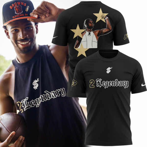 Colorado Buffaloes X Shedeur Sanders 2025 Black Shirt