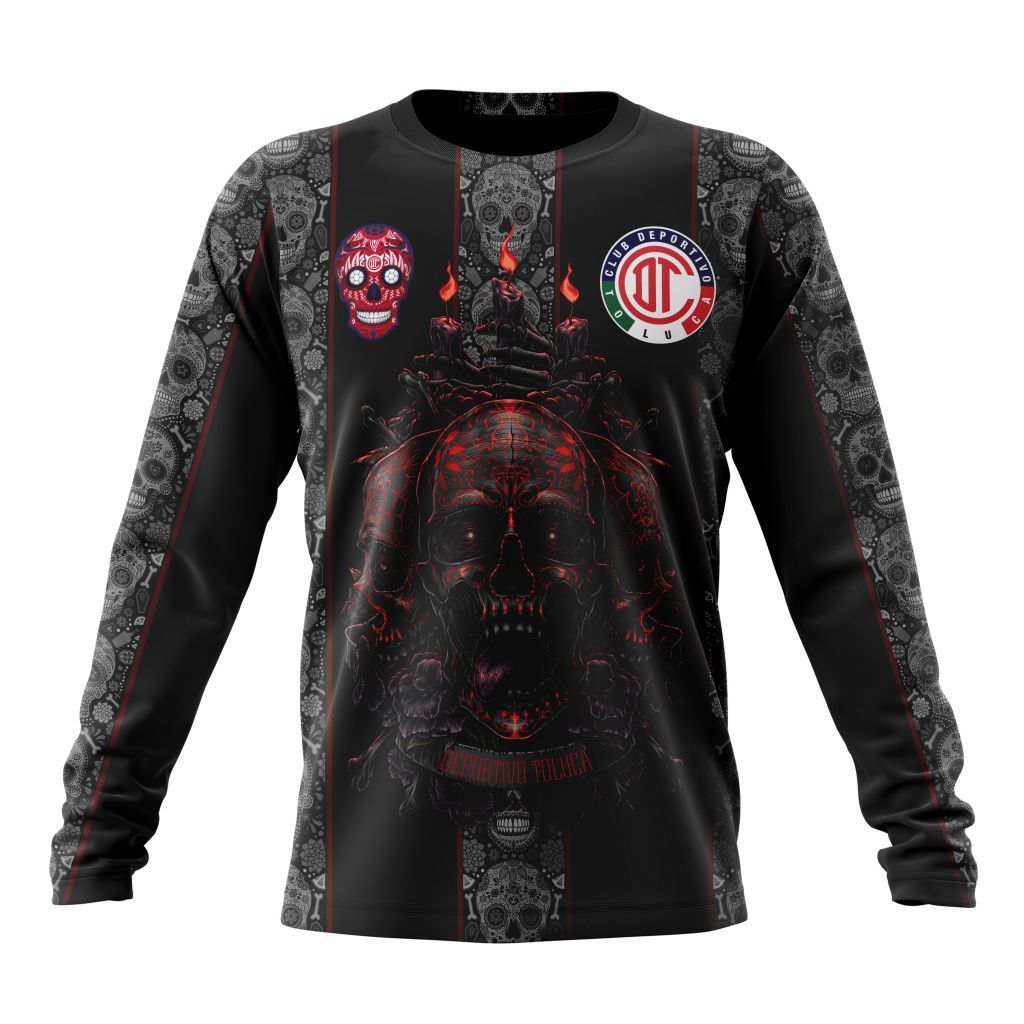 Liga Mx Deportivo Toluca Fc Dia De Muertos Custom Hockey Liga Mx Deportivo Toluca Fc Dia De Muertos Custom Hockey