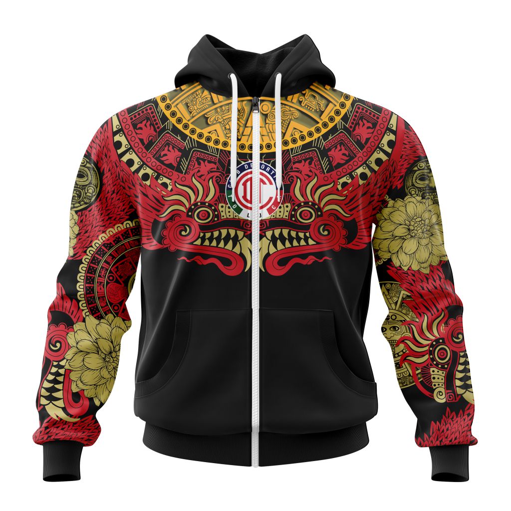 Liga Mx Deportivo Toluca Native Custom Hoodie Liga Mx Deportivo Toluca Native Custom Hoodie