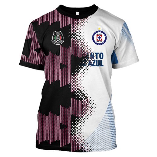 Liga Mx Cruz Azul Mix Mexico Custom Hoodie