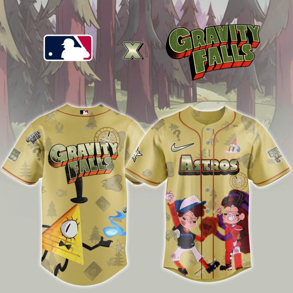 Houston Astros x Gravity Falls Baseball Jersey