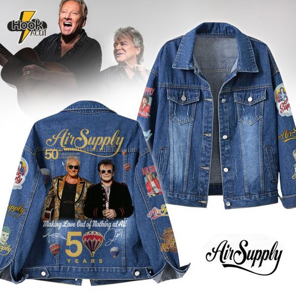 Air Supply Making Love Out Of Nothing At All 50th Denim Jacket Limited Edition