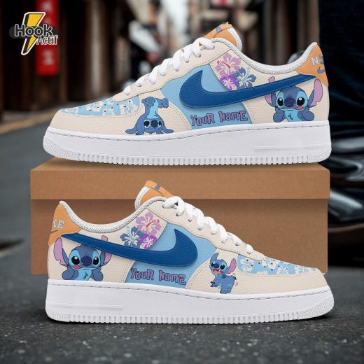 Aloha Stitch Hawaiian Nike Air Force 1 Sneaker Limited Edition Design