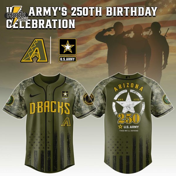 Arizona Diamondbacks MLB x U.S. Army 250th Birthday Celebration Jersey