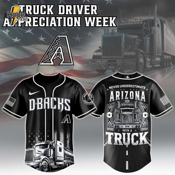 Arizona Diamondbacks Mlb X Truck Driver Appreciation Week Jersey