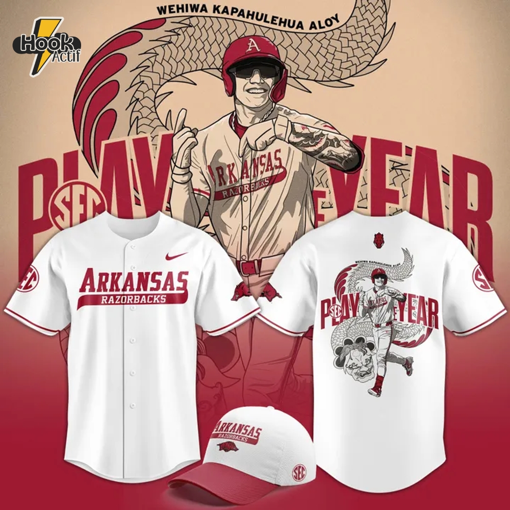 Arkansas Razorback Player Of The Year 2025 Special Baseball Jersey Arkansas Razorback Player Of The Year 2025 Special Baseball Jersey