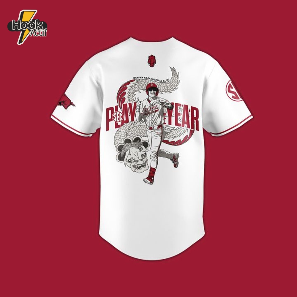 Arkansas Razorback Player Of The Year 2025 Special Baseball Jersey Arkansas Razorback Player Of The Year 2025 Special Baseball Jersey