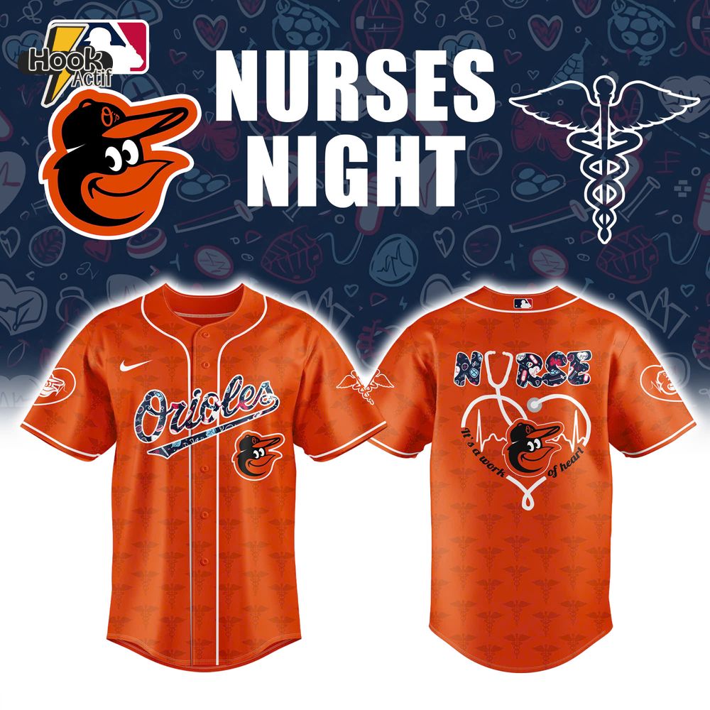 Baltimore Orioles x Nurses Night Special Baseball Jersey Baltimore Orioles x Nurses Night Special Baseball Jersey