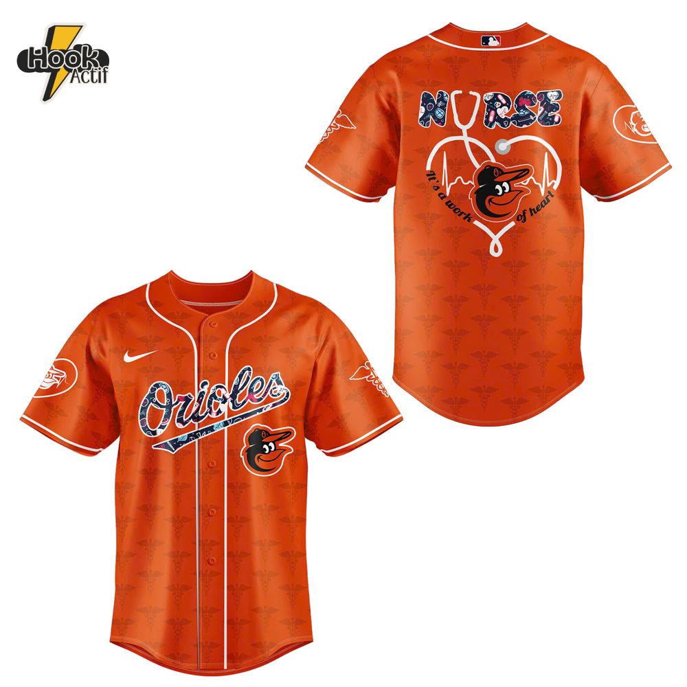 Baltimore Orioles x Nurses Night Special Baseball Jersey Baltimore Orioles x Nurses Night Special Baseball Jersey