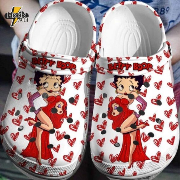 Betty Boop Custom Crocs Clogs Shoes