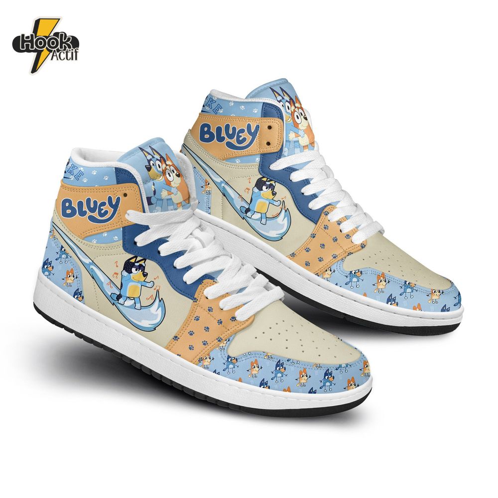 Bluey Air Jordan 1 Sneaker Bluey Air Jordan 1 Sneaker