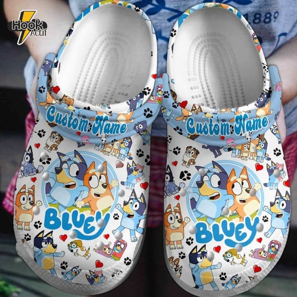 Bluey Family Birthday Crocs Clogs Shoes Bluey Family Birthday Crocs Clogs Shoes