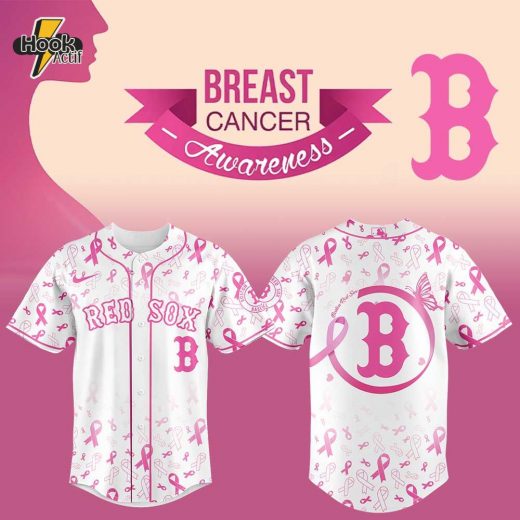 Boston Red Sox Breast Cancer Awareness Night Baseball Jersey