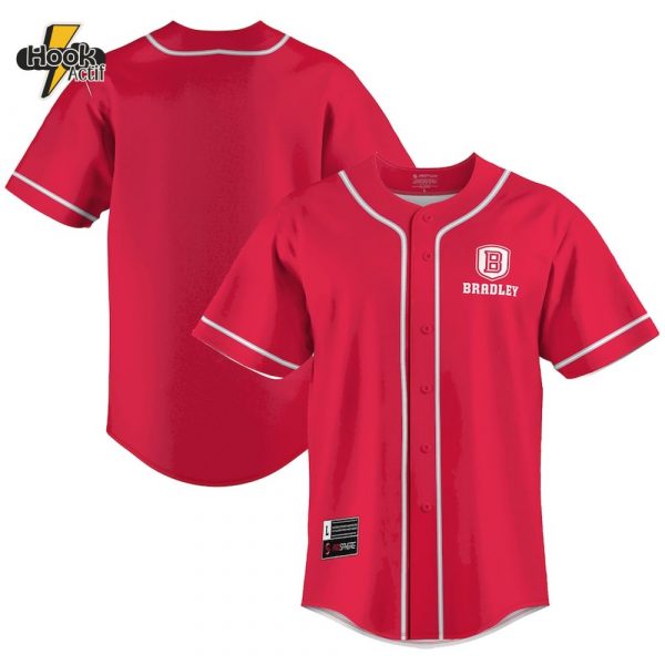 Bradley Braves Baseball Jersey