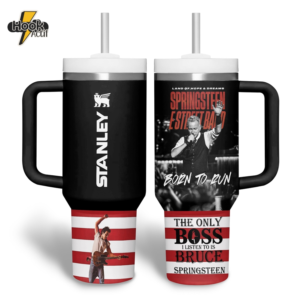 Bruce Spingsteen "Born to Run" Special Tumbler 40oz with Handle Bruce Spingsteen "Born to Run" Special Tumbler 40oz with Handle