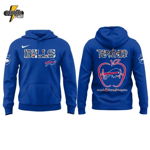 Buffalo Bills TEACHER NIGHT 2025 Special Edition Blue Hoodie