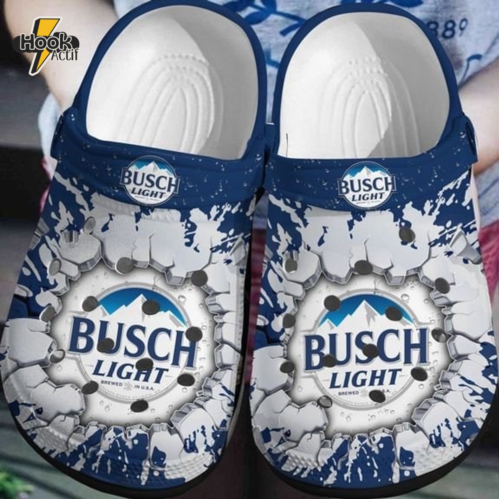 Busch Light Crocs Clogs Shoes Busch Light Crocs Clogs Shoes
