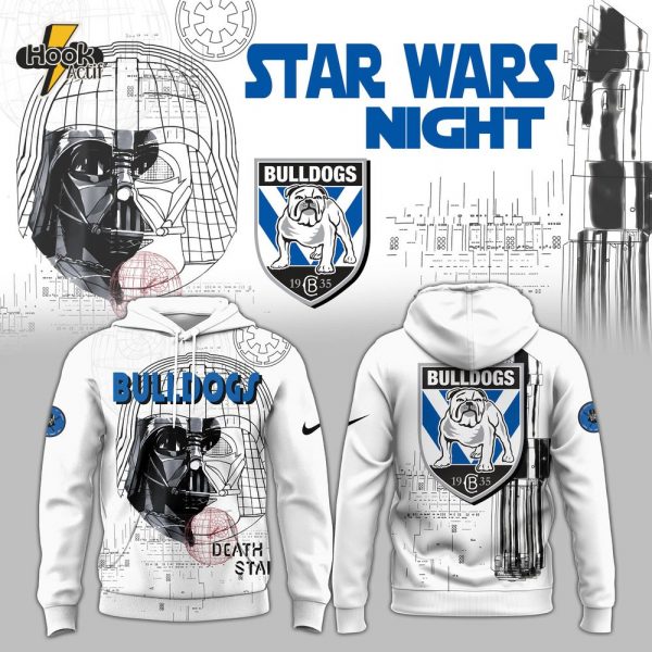 Canterbury Bulldogs x Star Wars Death Star Hoodie