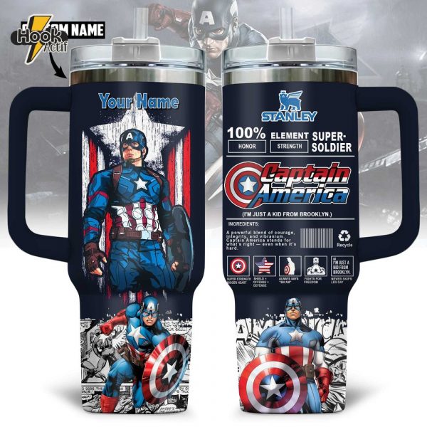 Captain America Marvel Super-soldier 40oz Stanley Tumbler