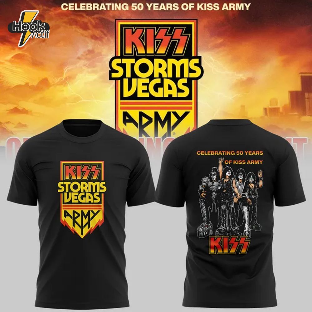 Celebrating 50 Years Of Kiss Army Special Edition Shirt Celebrating 50 Years Of Kiss Army Special Edition Shirt