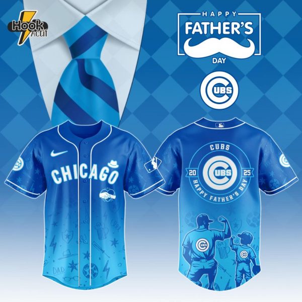 Chicago Cubs MLB x Father's Day 2025 Baseball Jersey