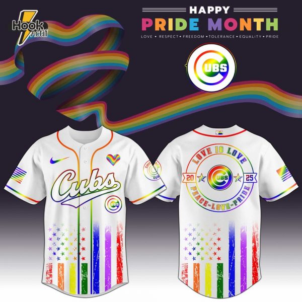 Chicago Cubs MLB x Happy Pride Month Jersey 2025