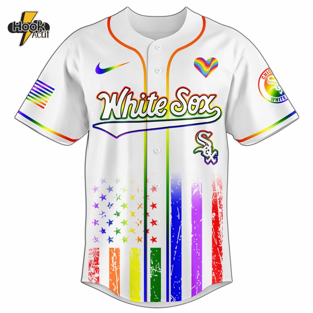 Chicago White Sox MLB x Happy Pride Month Jersey 2025 Chicago White Sox MLB x Happy Pride Month Jersey 2025