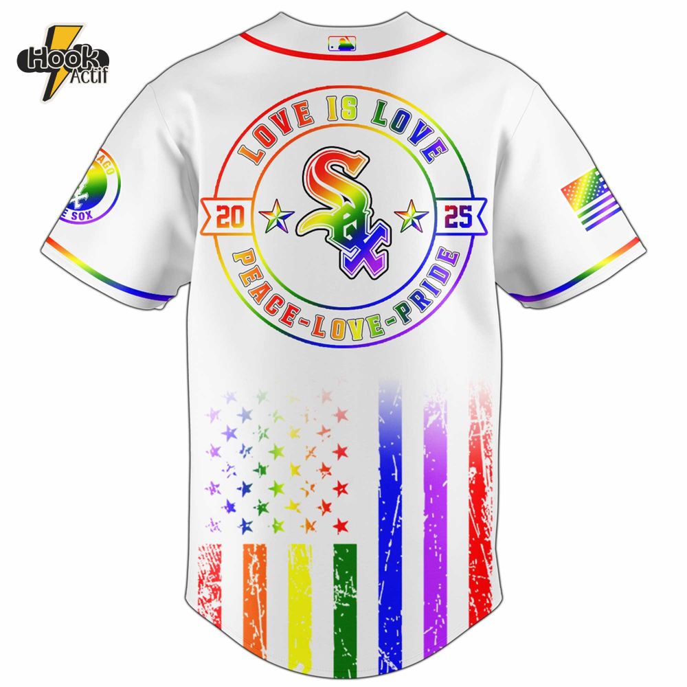 Chicago White Sox MLB x Happy Pride Month Jersey 2025 Chicago White Sox MLB x Happy Pride Month Jersey 2025