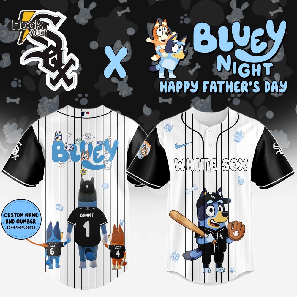 Chicago White Sox x Bluey Happy Father's Day 2025 Jersey Chicago White Sox x Bluey Happy Father's Day 2025 Jersey