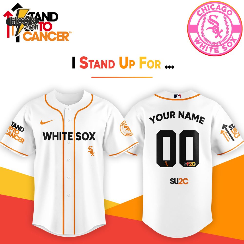 Chicago White Sox x Breast Cancer Awareness and Stand Up To Cancer (SU2C) Jersey Chicago White Sox x Breast Cancer Awareness and Stand Up To Cancer (SU2C) Jersey