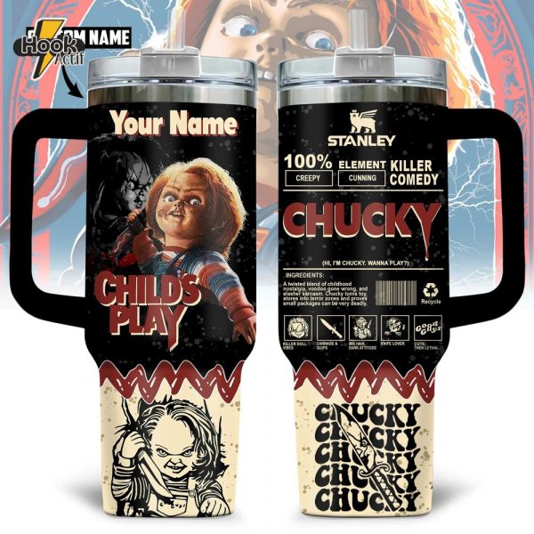 Chucky Killer Comedy Child's Play Stanley Tumbler