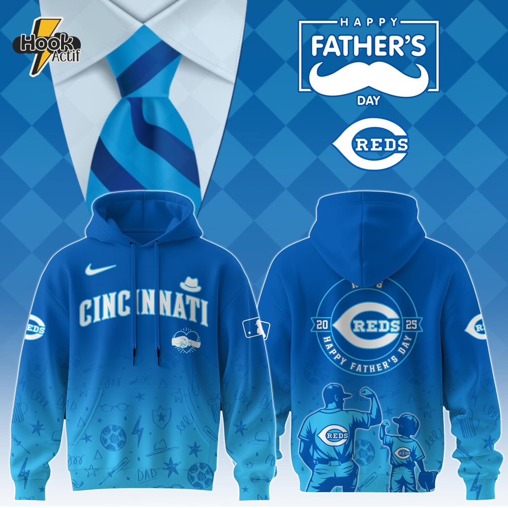 Cincinnati Reds Special Father’s Day Limited Edition Hoodie Cincinnati Reds Special Father’s Day Limited Edition Hoodie