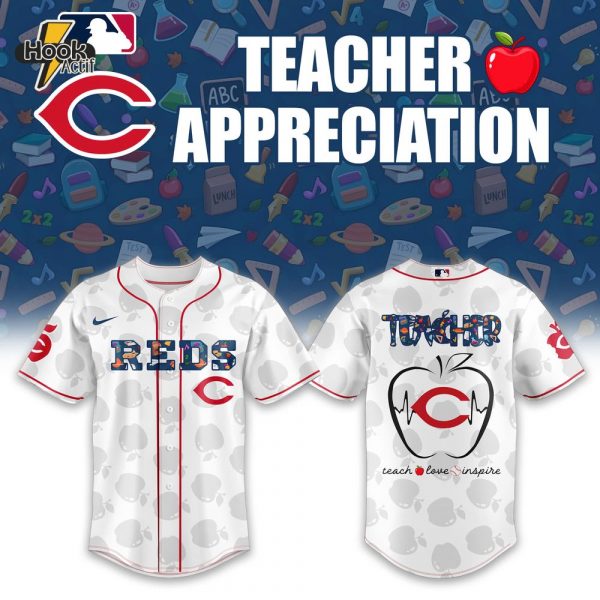 Cincinnati Reds x Teacher Appreciation Special Edition Baseball Jersey