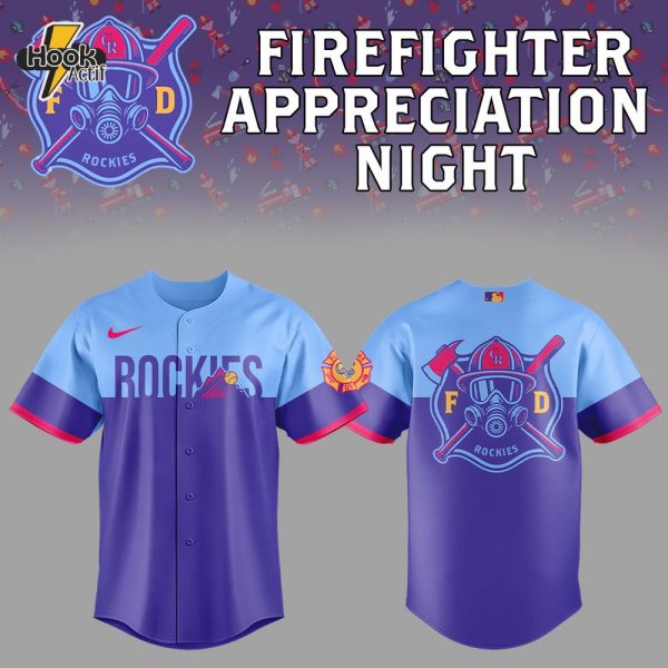 Colorado Rockies City Connect x Firefighter Appreciation Night Special Baseball Jersey
