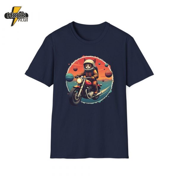 Cosmic Rider Cat T-Shirt