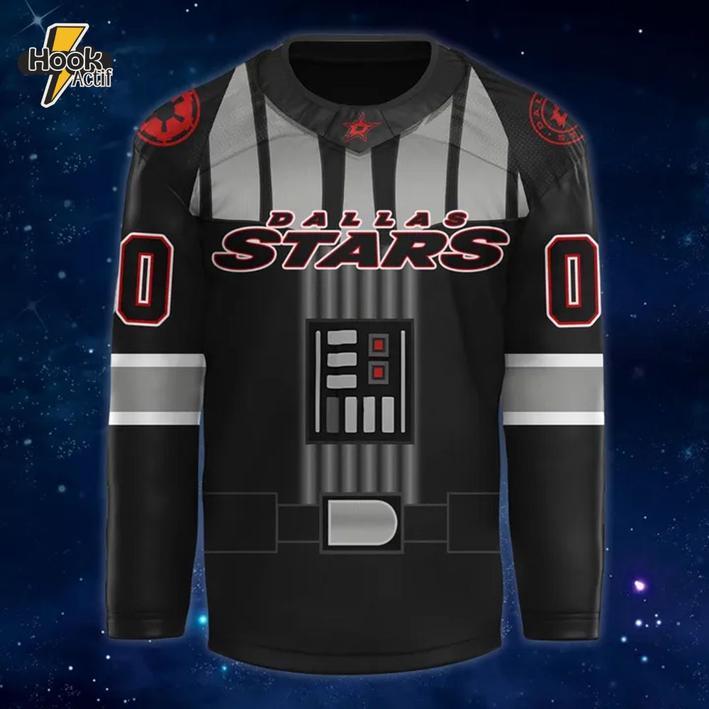 Dallas Stars x 2025 Star Wars Day Special Black Personalized Hockey Jersey Dallas Stars x 2025 Star Wars Day Special Black Personalized Hockey Jersey