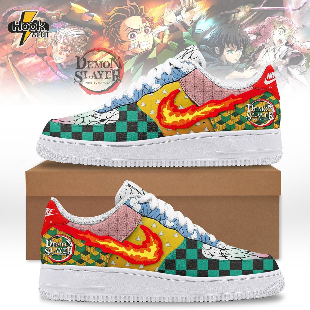 Demon Slayer Kimetsu No Yaiba Limited Nike Air Force 1 Demon Slayer Kimetsu No Yaiba Limited Nike Air Force 1