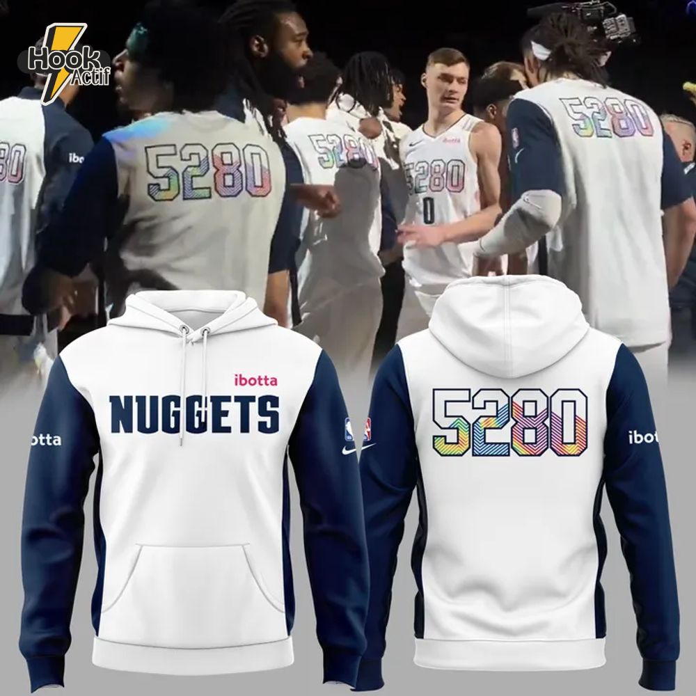Denver Nuggets Play Off "5280" Hoodie Denver Nuggets Play Off "5280" Hoodie