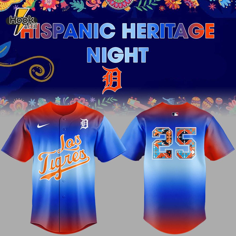 Detroit Tigers X Hispanic Heritage Night Jersey Detroit Tigers X Hispanic Heritage Night Jersey