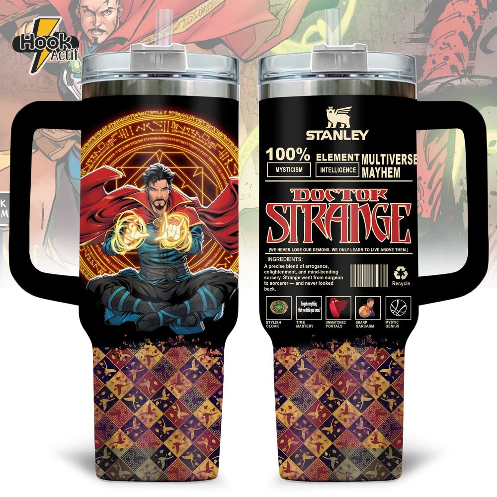 Doctor Strange Marvel Multiverse Mayhem 40oz Stanley Tumbler Doctor Strange Marvel Multiverse Mayhem 40oz Stanley Tumbler