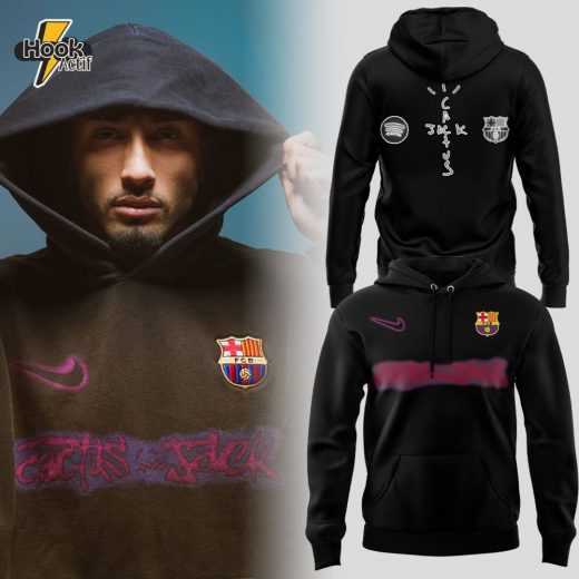FC Barcelona x Travis Scott 2025 Limited Edition Hoodie