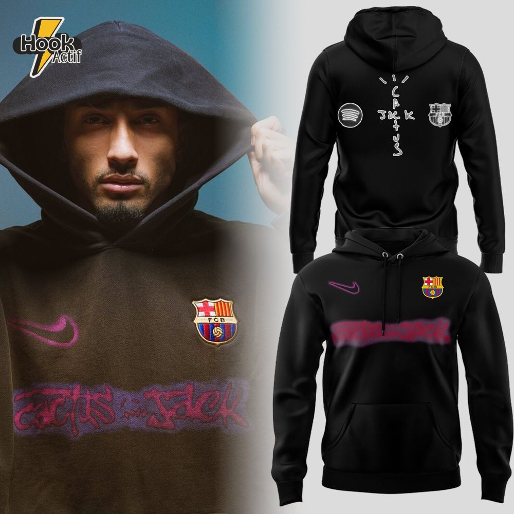FC Barcelona x Travis Scott 2025 Limited Edition Hoodie FC Barcelona x Travis Scott 2025 Limited Edition Hoodie